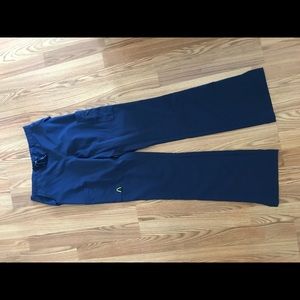 Navy blue scrub pants- size small
